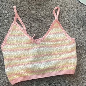 knit target top